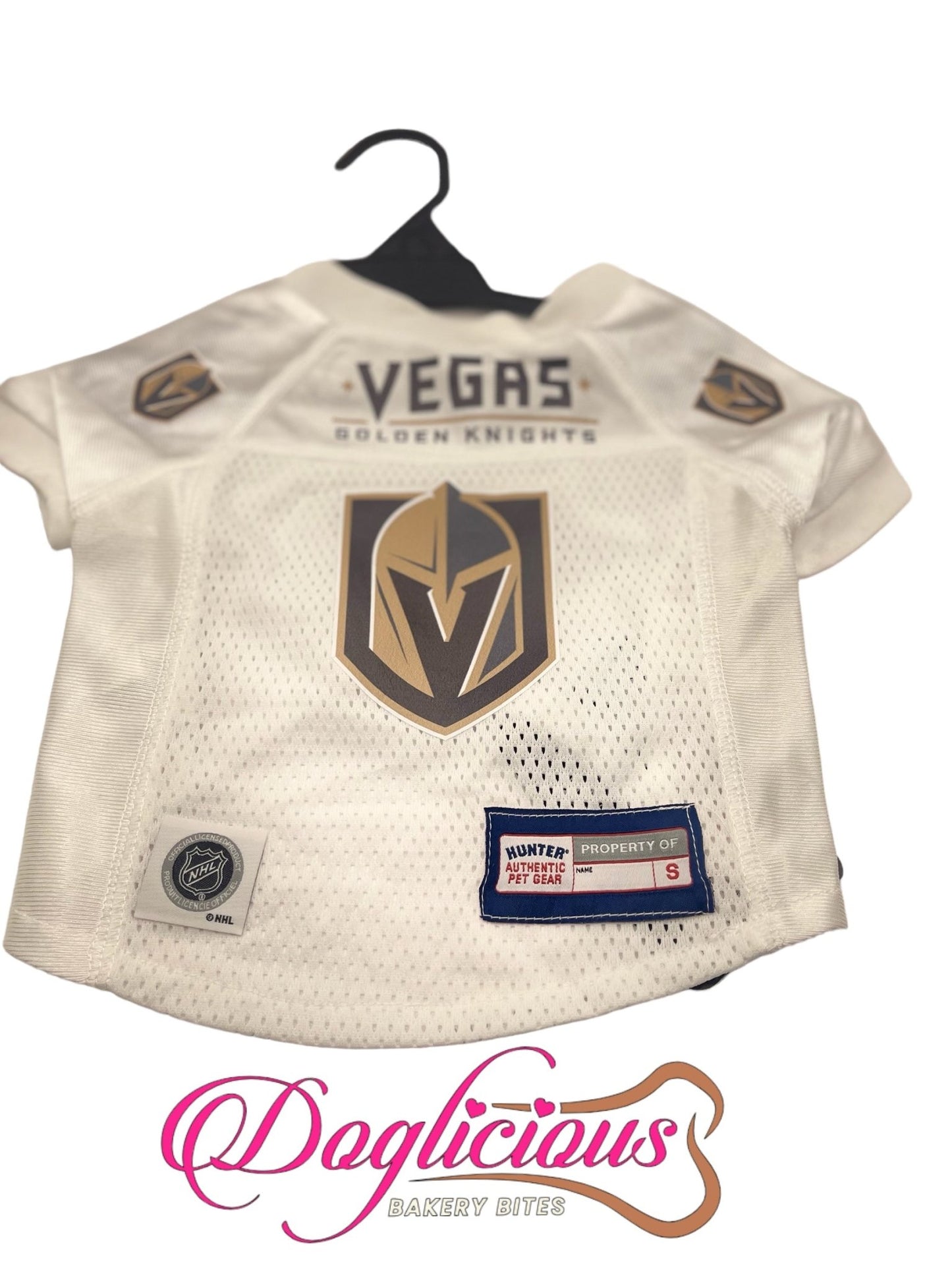 VGK JERSEY -White - Doglicious Bakery Bites