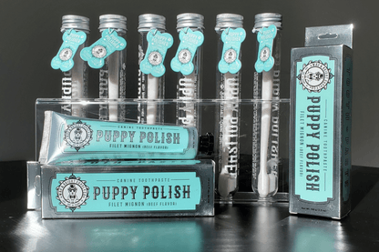 Wag & Bright Supply Co. - Puppy Polish Toothpaste - Filet Mignon (Beef) - Doglicious Bakery Bites