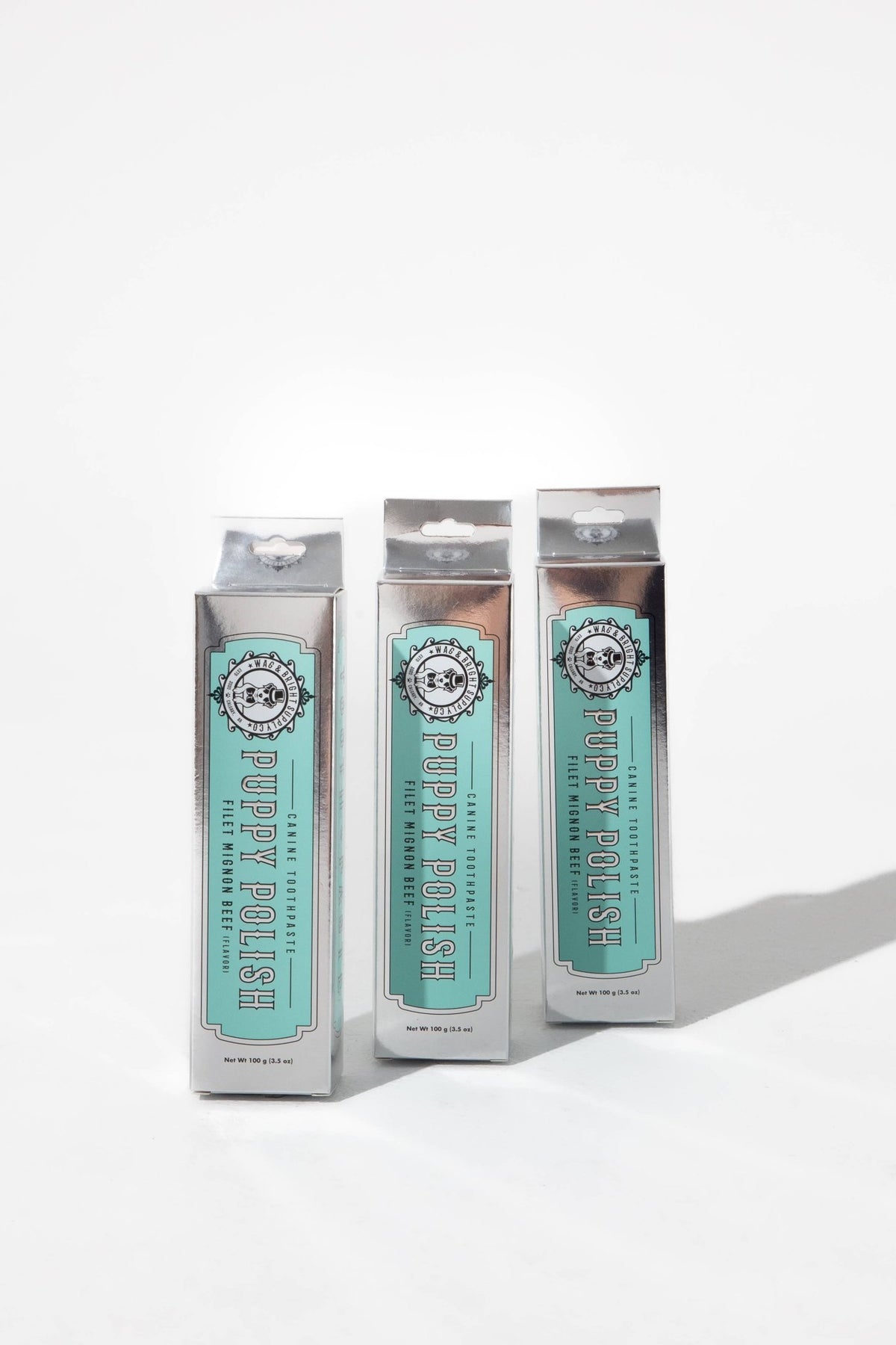 Wag & Bright Supply Co. - Puppy Polish Toothpaste - Filet Mignon (Beef) - Doglicious Bakery Bites