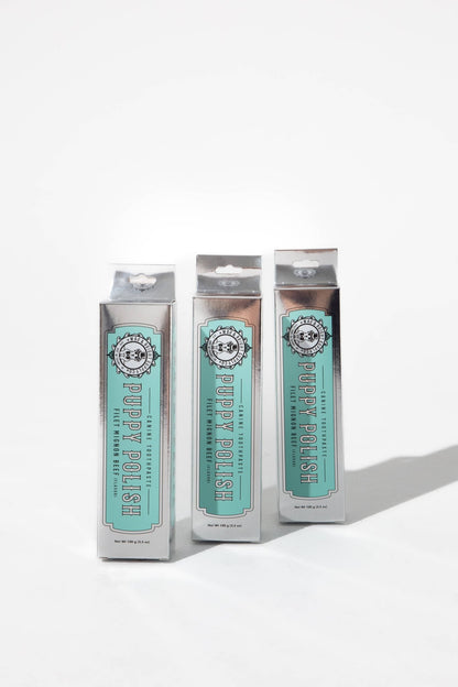 Wag & Bright Supply Co. - Puppy Polish Toothpaste - Filet Mignon (Beef) - Doglicious Bakery Bites