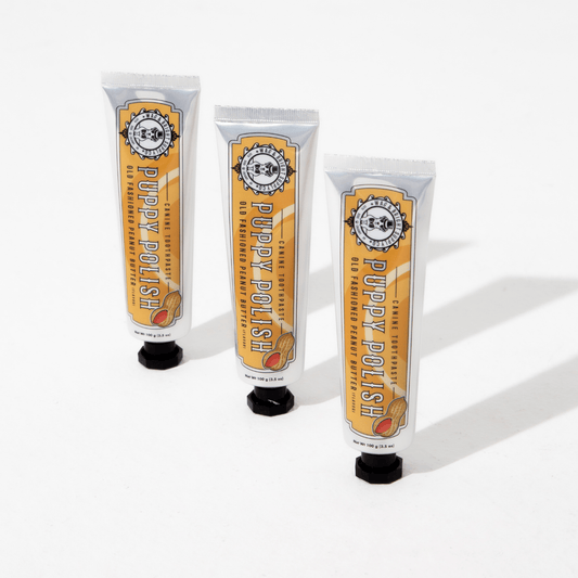 Wag & Bright Supply Co. - Puppy Polish Toothpaste - Old Fashioned Peanut Butter - Doglicious Bakery Bites