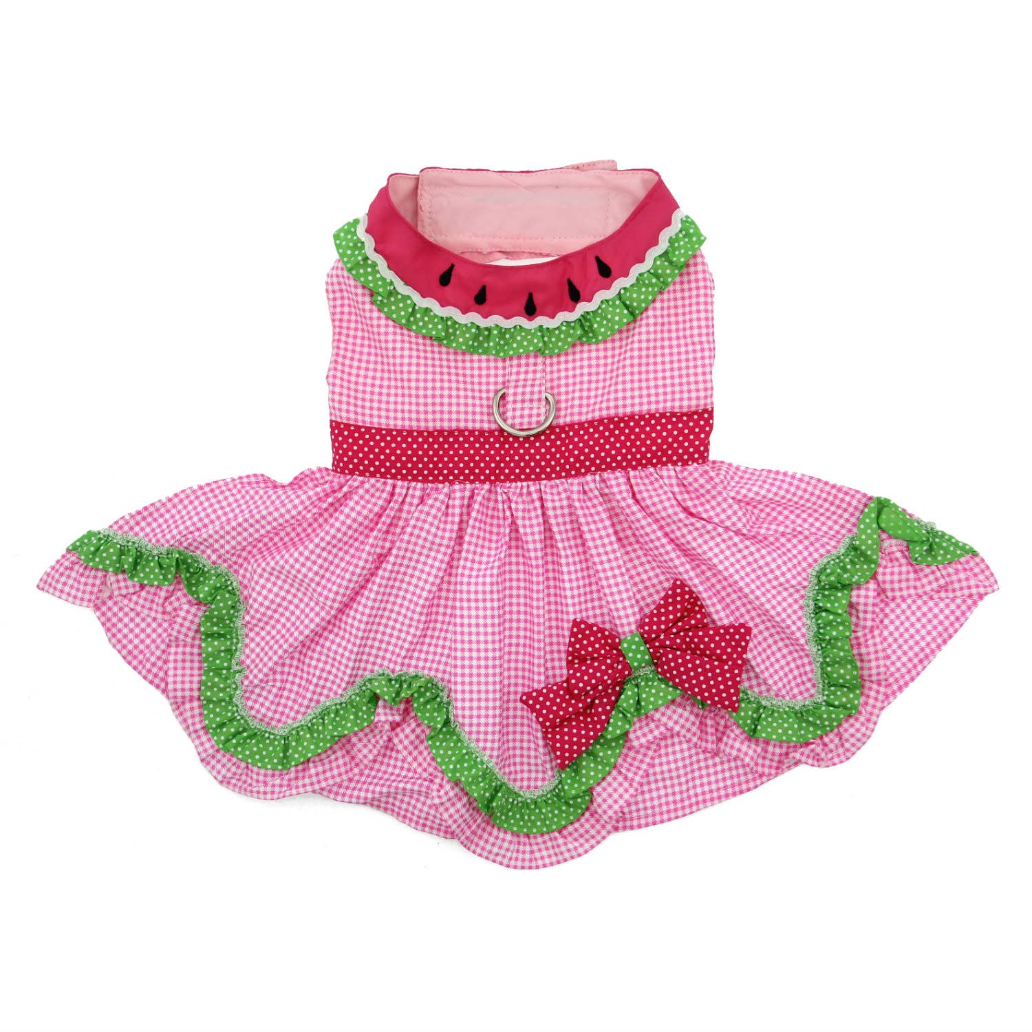 Watermelon Dog Harness Dress w/ Matching Leash - Doglicious Bakery Bites