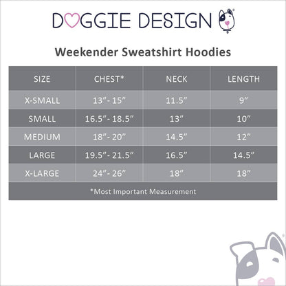 Weekender Dog Sweatshirt Hoodie - Red - Doglicious Bakery Bites