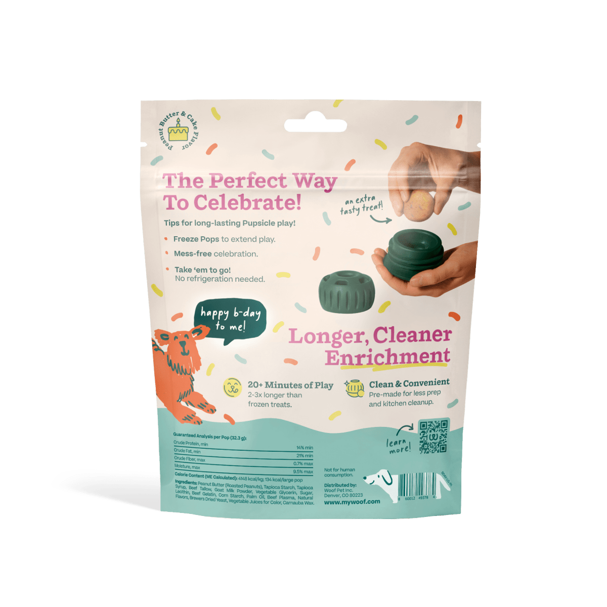 Woof - Birthday Pops - Doglicious Bakery Bites