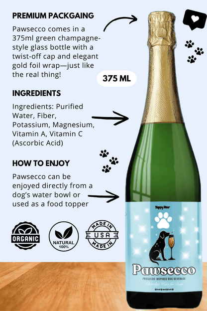 Yappy Hour - Pawsecco Dog Prosecco - Doglicious Bakery Bites