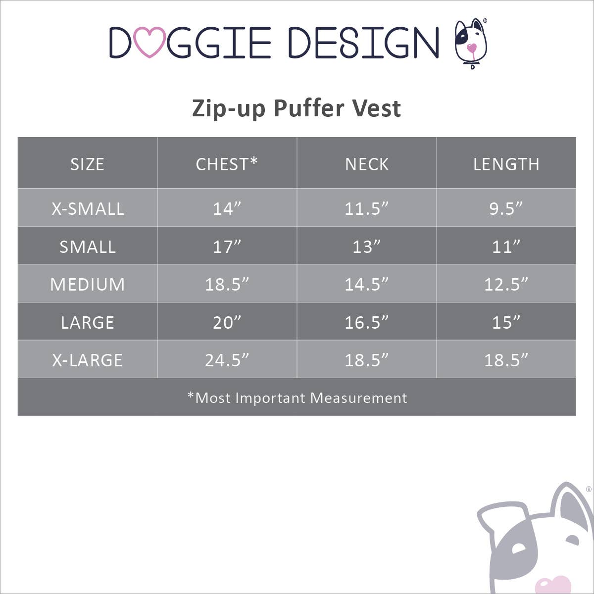 Zip-up Dog Puffer Vest - White - Doglicious Bakery Bites