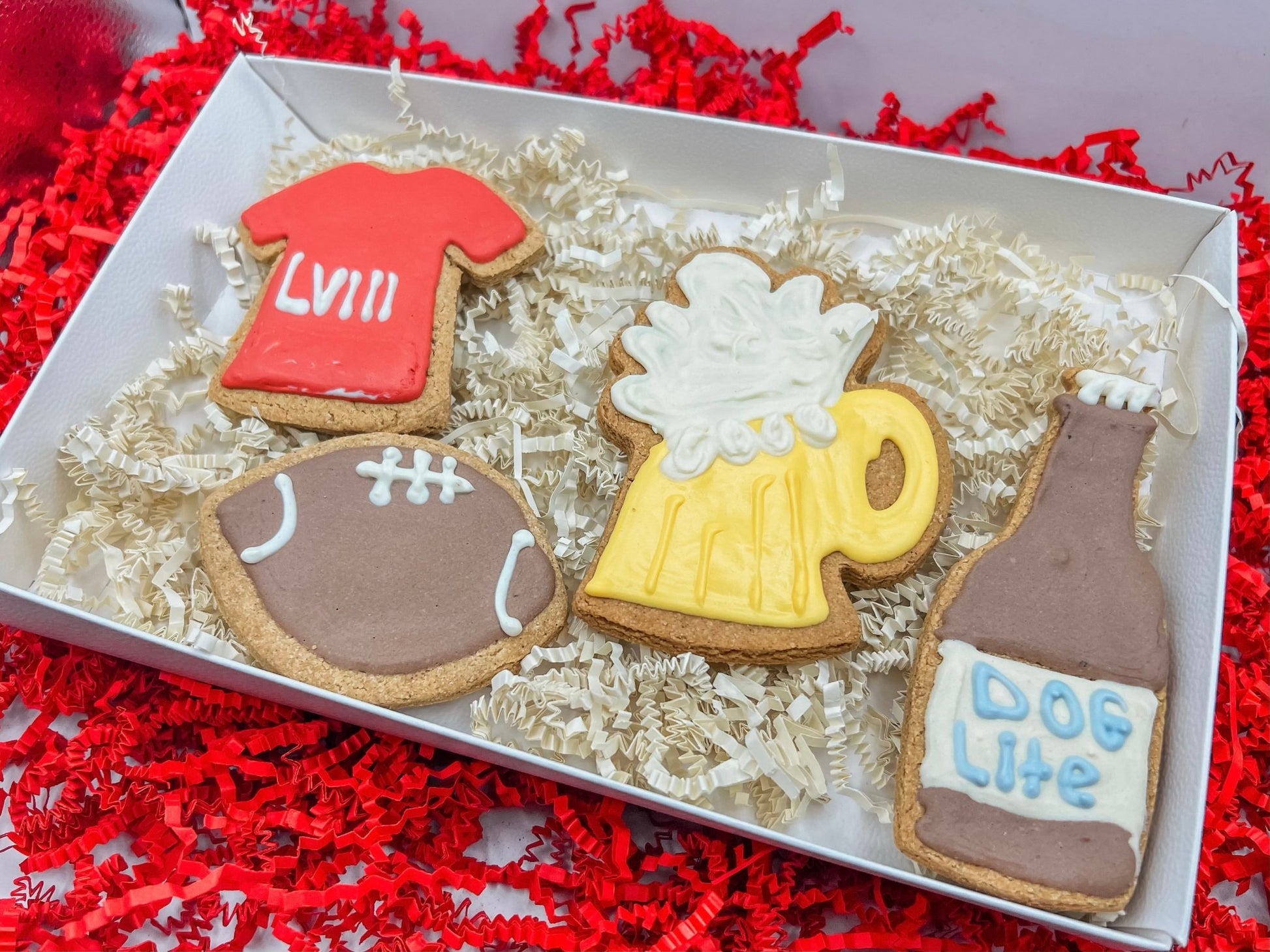 Superbowl Cookie Gift Box - Doglicious Bakery Bites